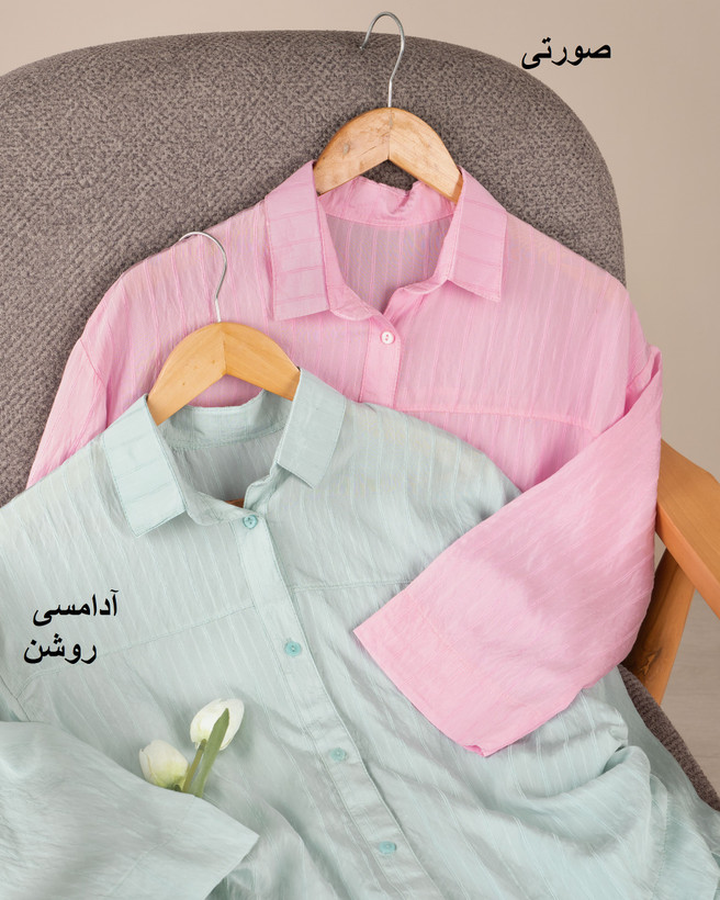 شومیز زنانه برند نازدونه مدل بغل گت