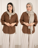 شومیز زنانه برند نازدونه مدل برشکا