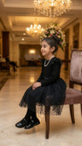 پیراهن مجلسی دخترانه برند نازدونه مدل ناز